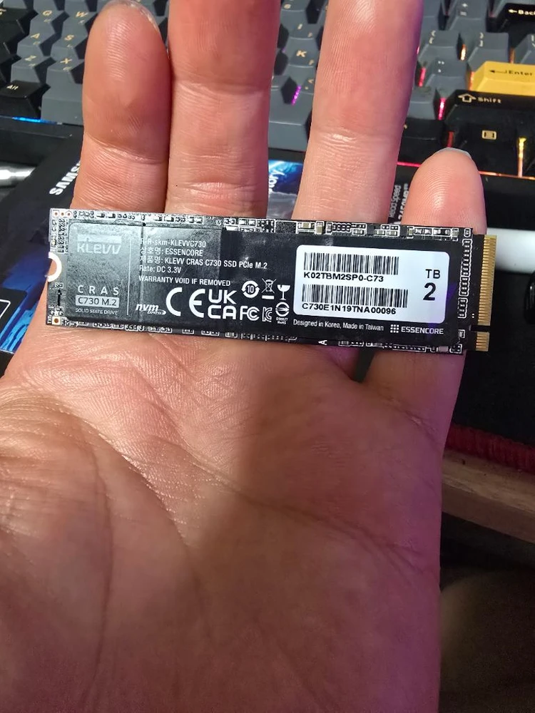 클레브 c730 nvme ssd 2tb 이미지