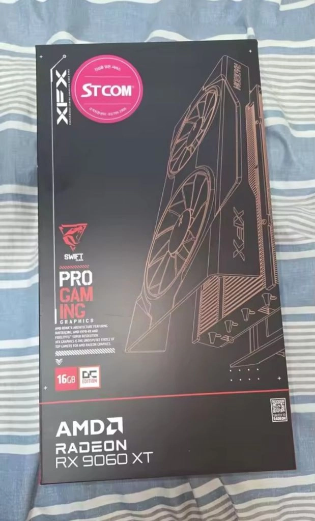 (미개봉) XFX 라데온 RX 9060 XT OC D6 16GB 이미지