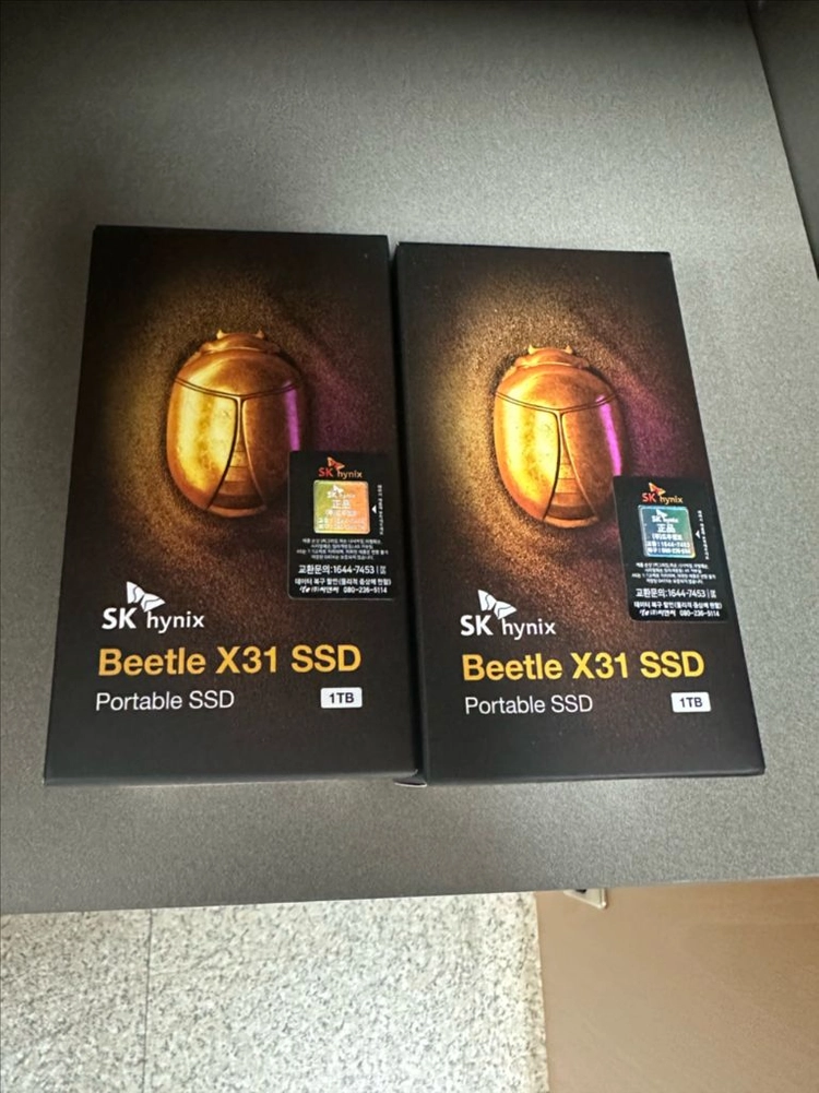 SK하이닉스 Beetle X31 Portable 외장SSD (1TB)미개봉 - 안심되는 중고거래