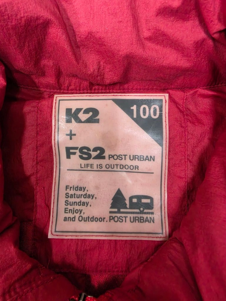 K2 FS2 포스트 어반 바람막이 100 레드 이미지