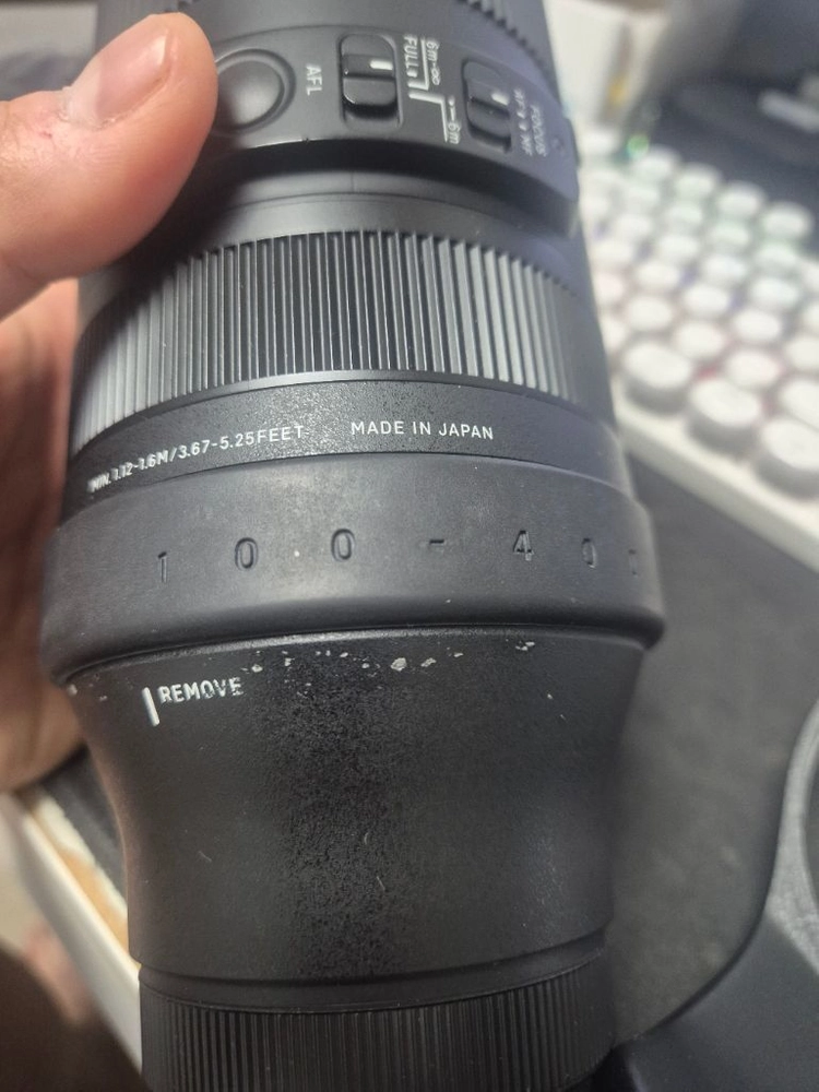 L마운트 시그마 100-400mm F5-6.3 망원줌 렌즈 이미지