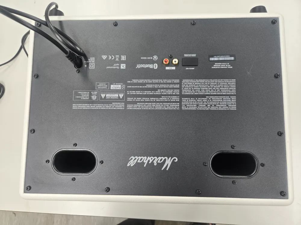 마샬 워본2 블루투스 스피커 화이트 이미지