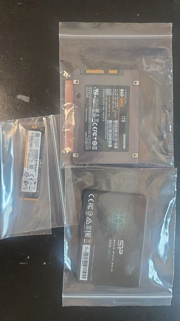 삼성, crycial ssd, NVMe 500G, 1TB 팝니다 이미지