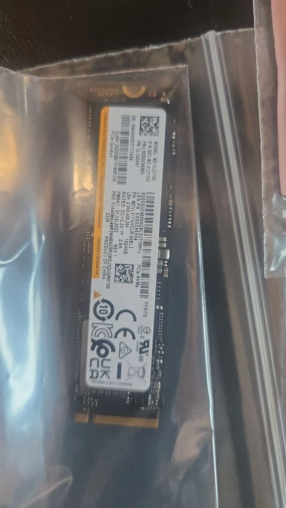 삼성, crycial ssd, NVMe 500G, 1TB 팝니다 이미지