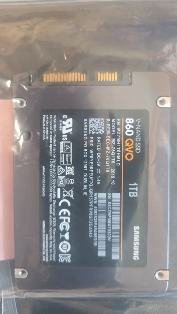 삼성, crycial ssd, NVMe 500G, 1TB 팝니다 이미지