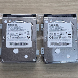 도시바 노트북 HDD 1TB 사용시간 짧고 상태 좋음. 1개당 4만 이미지