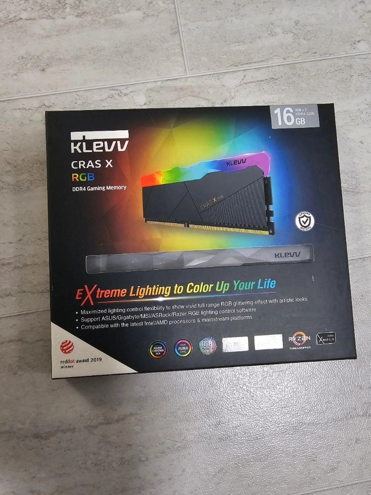 미개봉 KLEVV CRAS X RGB DDR4 16GB(8GB2) - 안심되는 중고거래