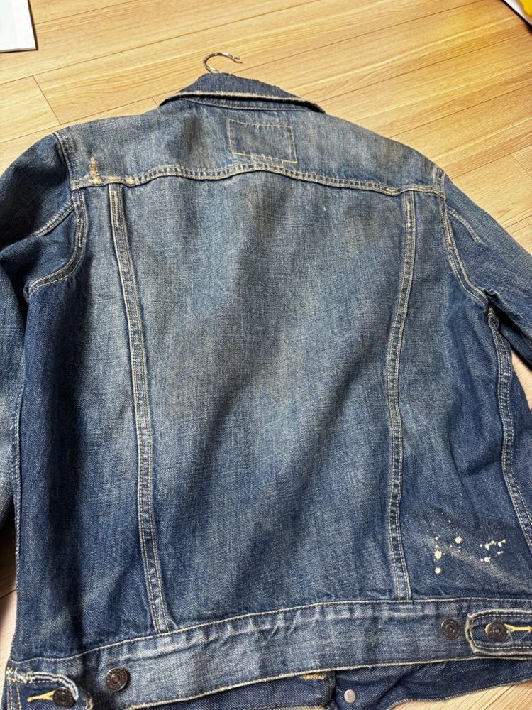 네고가능)미국구매 아베크롬비 abercrombie 데님자켓 청자켓L 이미지
