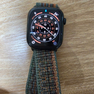 애플워치10 46mm 제트블랙 gps 각종밴드 일괄 배터리 92% 이미지