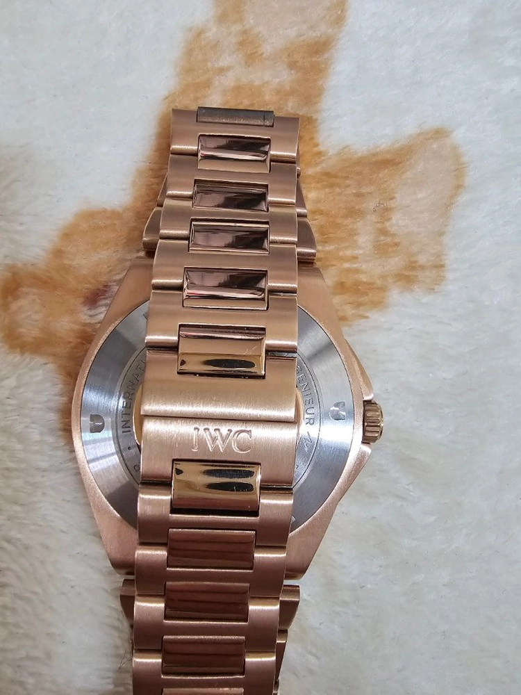 (주말만할인)IWC 인제니어 로즈골드 오토메틱 시계 이미지