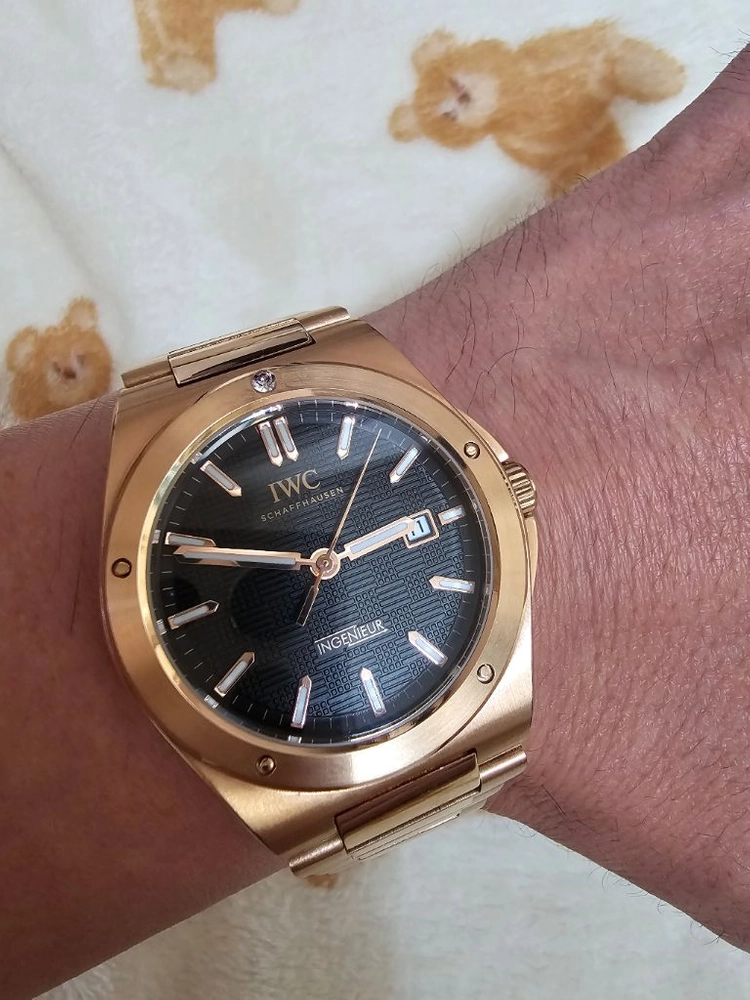 (주말만할인)IWC 인제니어 로즈골드 오토메틱 시계 이미지