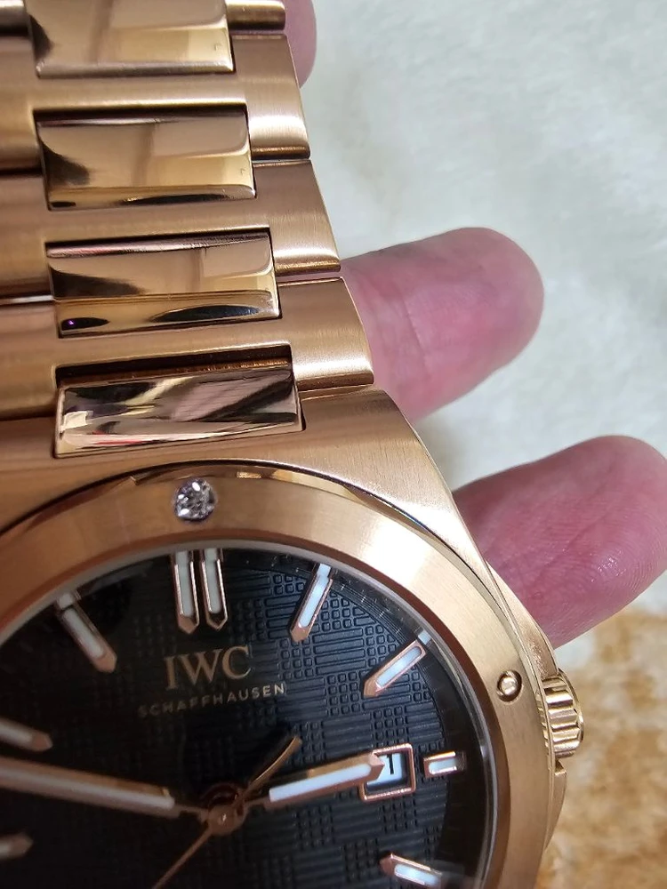(주말만할인)IWC 인제니어 로즈골드 오토메틱 시계 이미지
