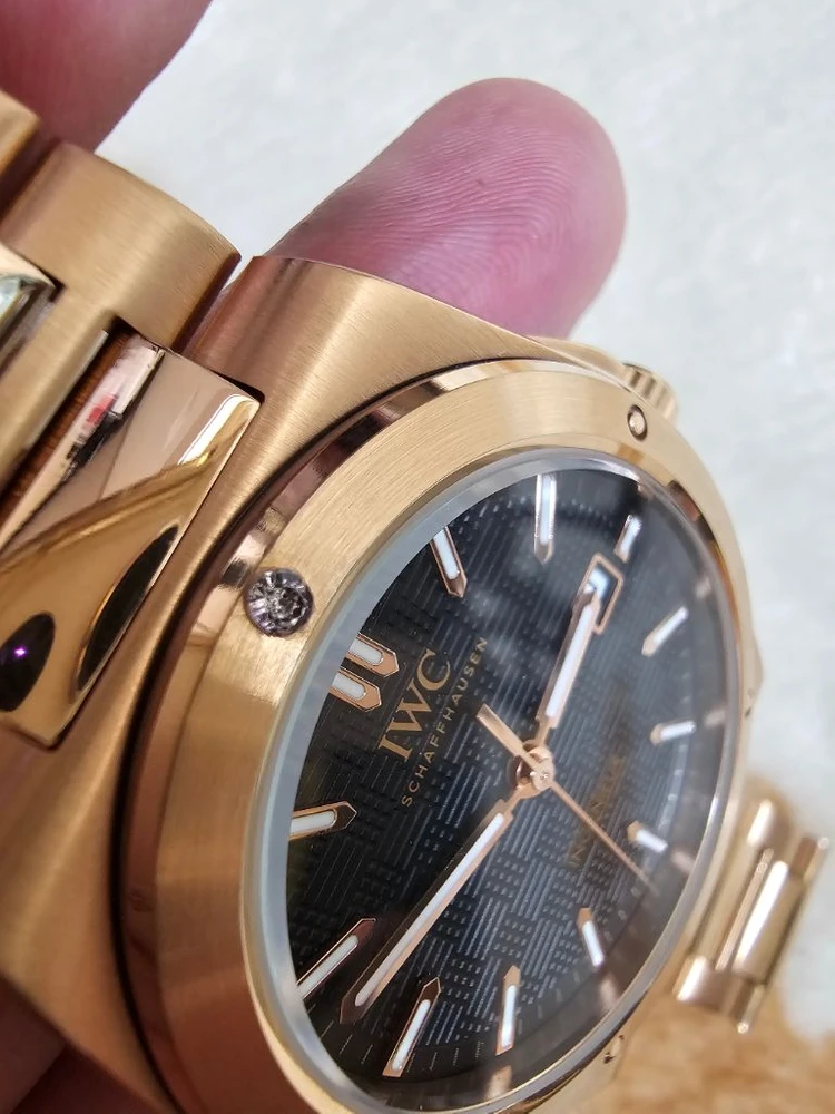 (주말만할인)IWC 인제니어 로즈골드 오토메틱 시계 이미지