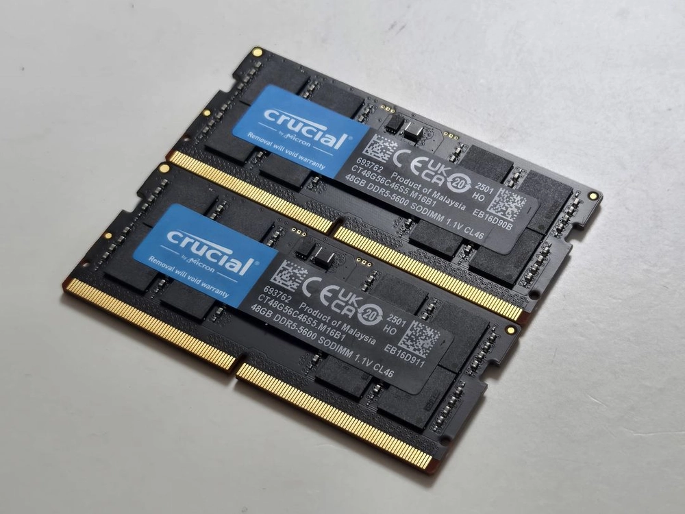 마이크론 크루셜 DDR5 5600 96GB(48GB x 2) 노트북 미니PC 64GB 32GB 하이닉스 삼성 - 안심되는 중고거래