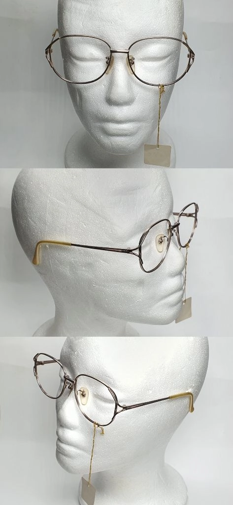 3348 안경테 50mm 여성용 티타늄 일본 빈티지 데드스톡 아메카지 레트로 Y2K 클래식 앤틱 패션 수입 아이웨어 이미지