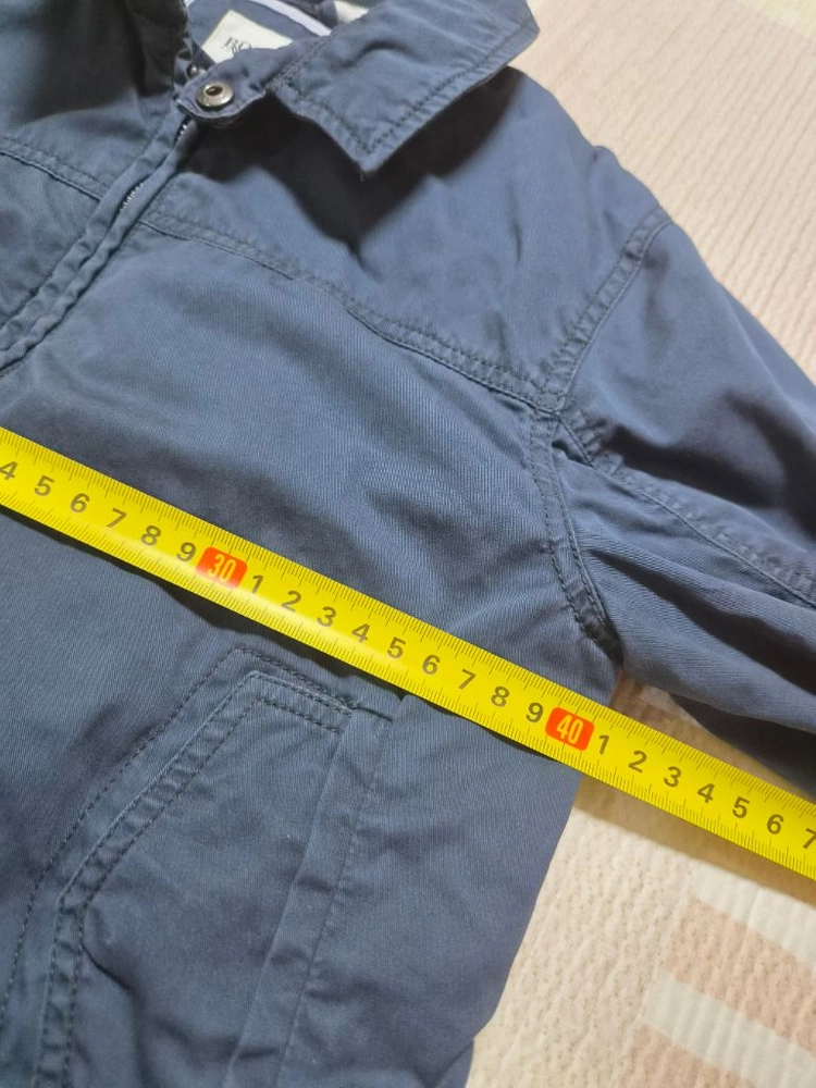 126사이즈 휴고보스 키즈 블루종 가을 점퍼 택포 이미지