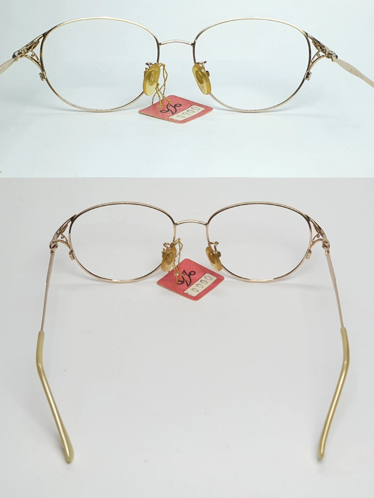 PL-300 안경테 50mm 여성용 보석 장식 일본 빈티지 데드스톡 레트로 Y2K 아메카지 클래식 패션 아이웨어 이미지