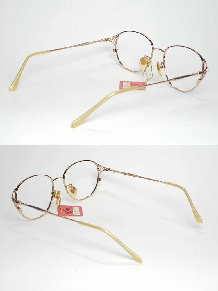 PL-300 안경테 50mm 여성용 보석 장식 일본 빈티지 데드스톡 레트로 Y2K 아메카지 클래식 패션 아이웨어 이미지
