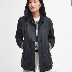 바버 비드넬 왁스자켓 (세이지, uk8 • us4) 이미지