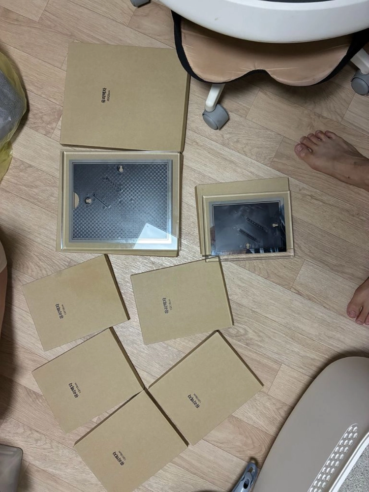 액자 세트 (투명) 이미지