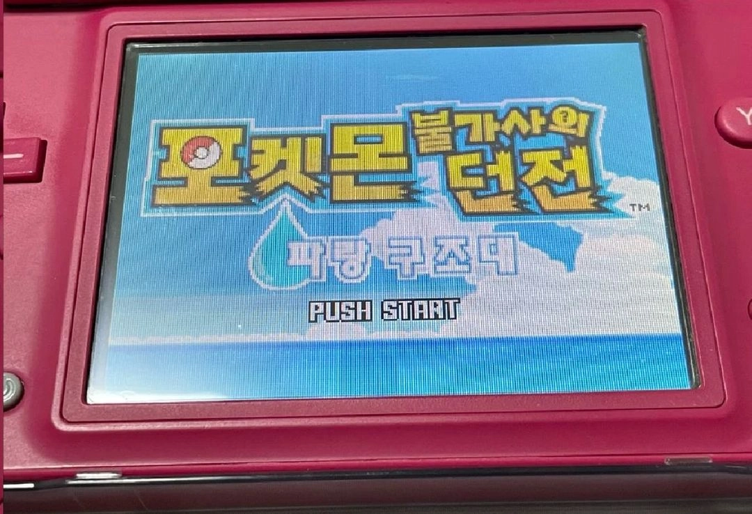 닌텐도 DS 포켓몬 불가사의 던전 이미지