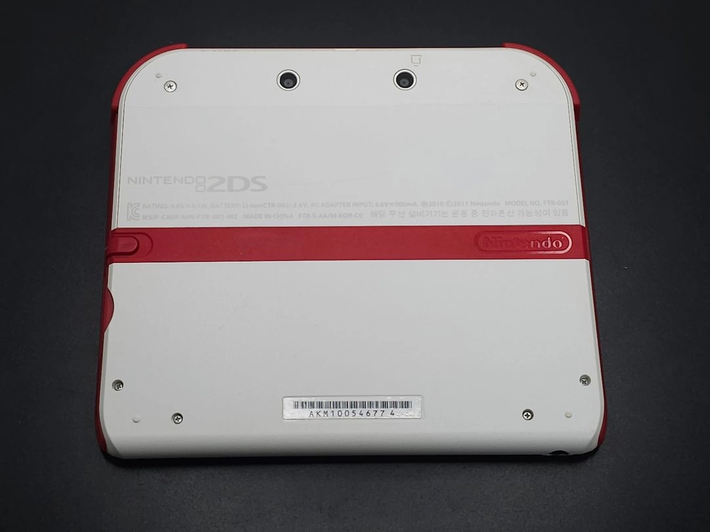 2DS 화이트 레드 포켓몬X 에디션 식빵다수 닌텐도 이미지