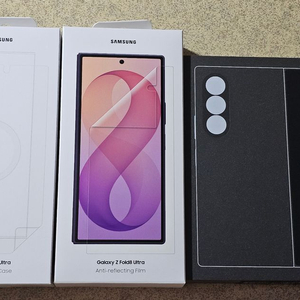 갤럭시 Z폴드8울트라 1TB 16GB 그라파이트 자급제미개봉 마그넷케이스 필름 이미지