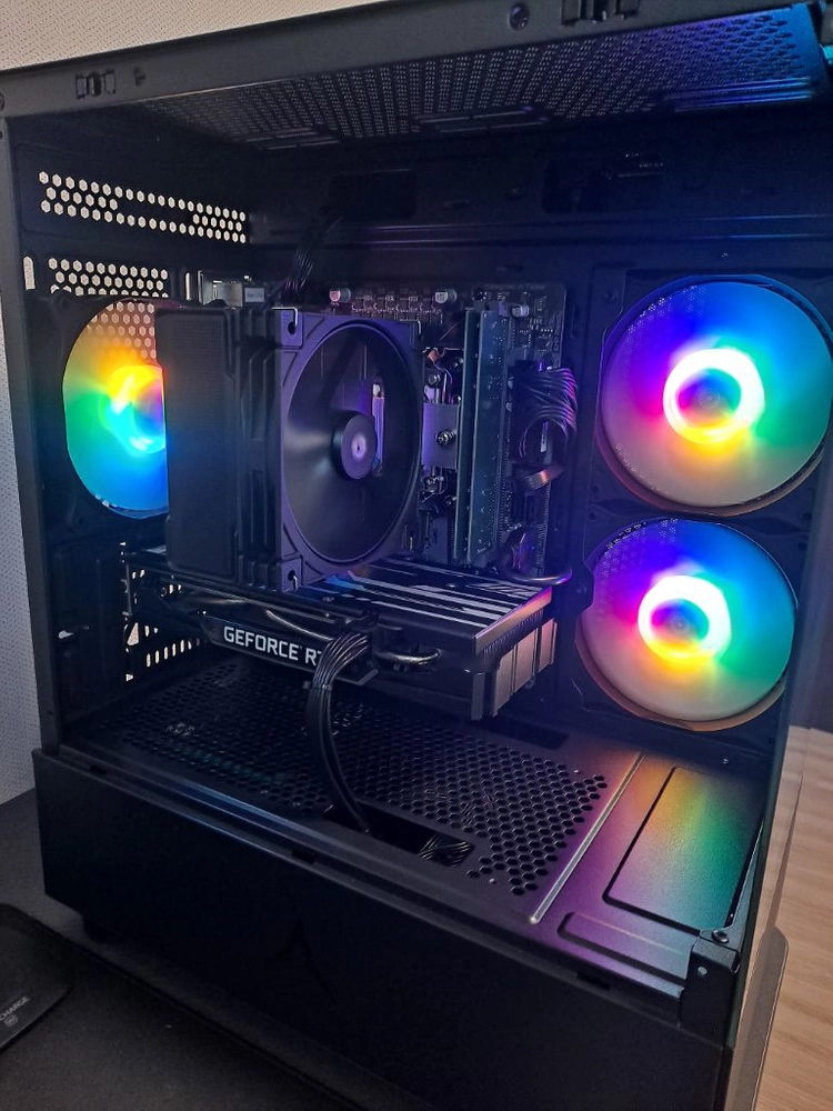 게이밍 컴퓨터 i5-12400 # 2060슈퍼 # 500 SSD # 16기가 램 데스크탑 이미지