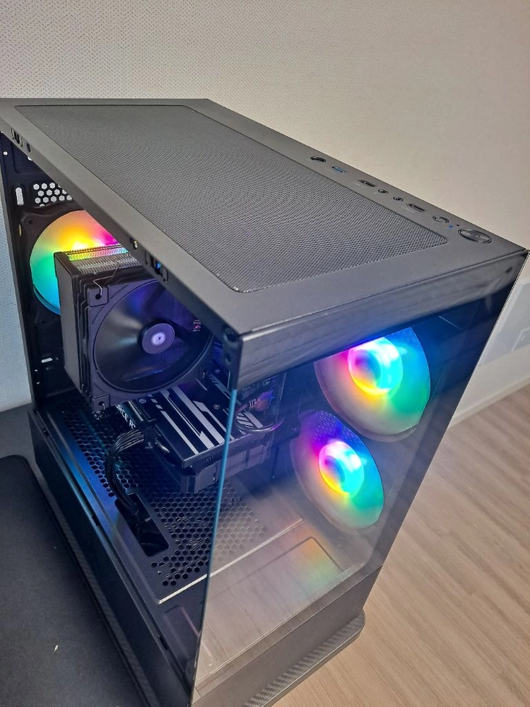게이밍 컴퓨터 i5-12400 # 2060슈퍼 # 500 SSD # 16기가 램 데스크탑 이미지