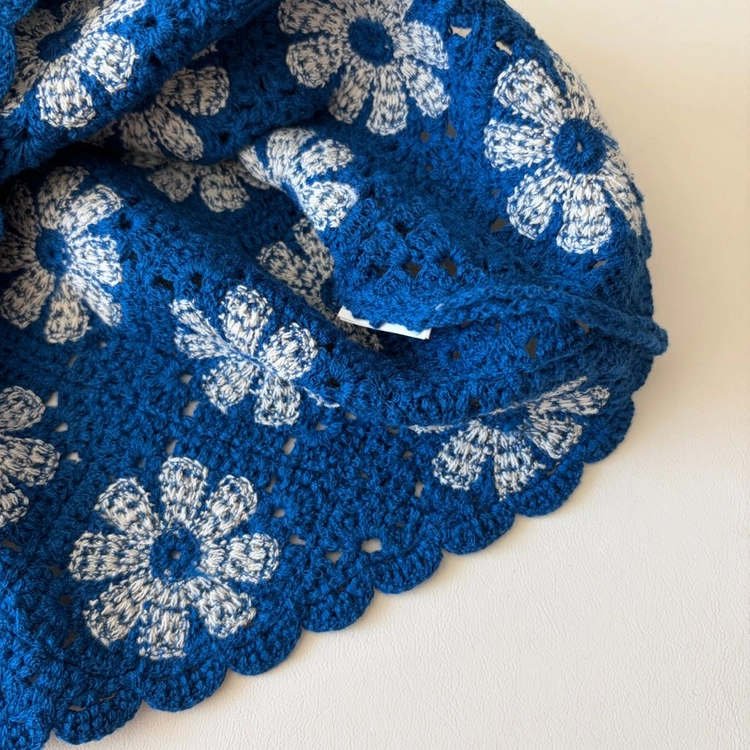 [새상품] zara 자라 크로셰 플라워 니트 원피스 / 3y 이미지