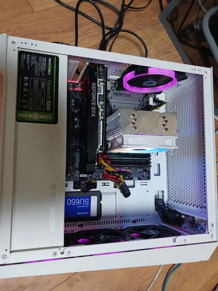 컴퓨터 본체 i7-9700F-GTX 1660Ti-램16GB-SSD 490GB 이미지