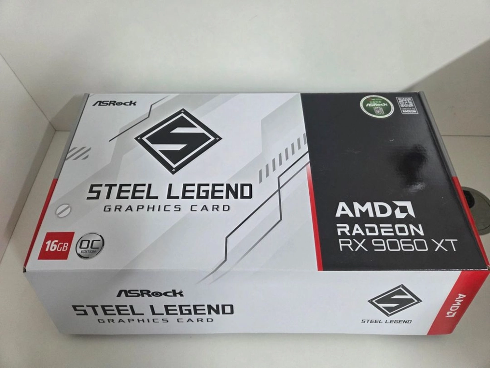 RX 9060 XT 16G 스틸레전드 화이트 이미지