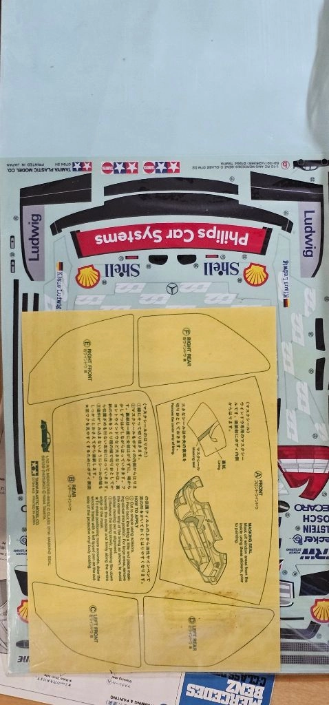 1/10 rc Tamiya 58139 AMG Mercedes-Benz C-Class DTM D2 바디세트 이미지