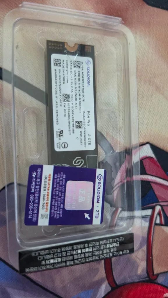 p44pro M.2 NVMe SSD 2TB 이미지