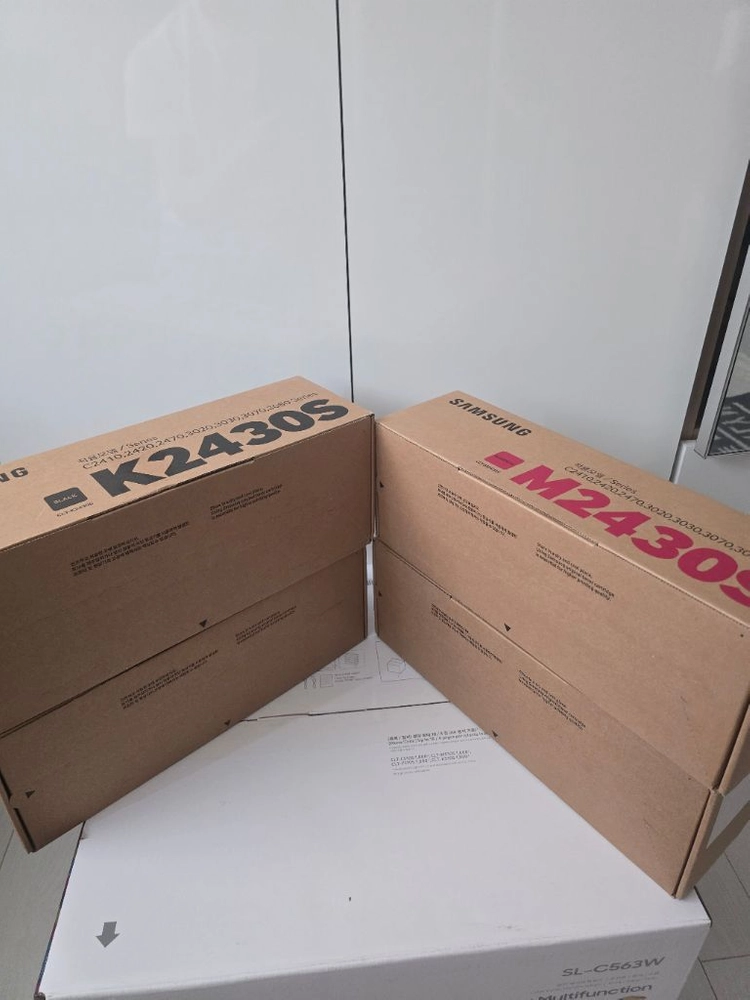 삼성정품토너 CLT-2430S 4색한세트 판매합니다 이미지