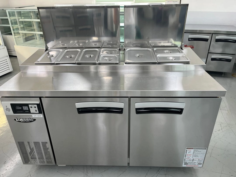 라셀르 토핑냉장고 1500 중고 업소용 카페 lpt-1524r 브런치 샐러드 피자매장 가게 밧드 바트 간냉식 이미지