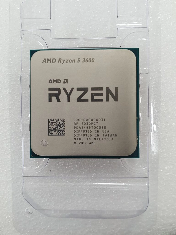 컴퓨터 AMD CPU AMD 라이젠5-3세대 3600 (마티스) 소켓 AM4 이미지