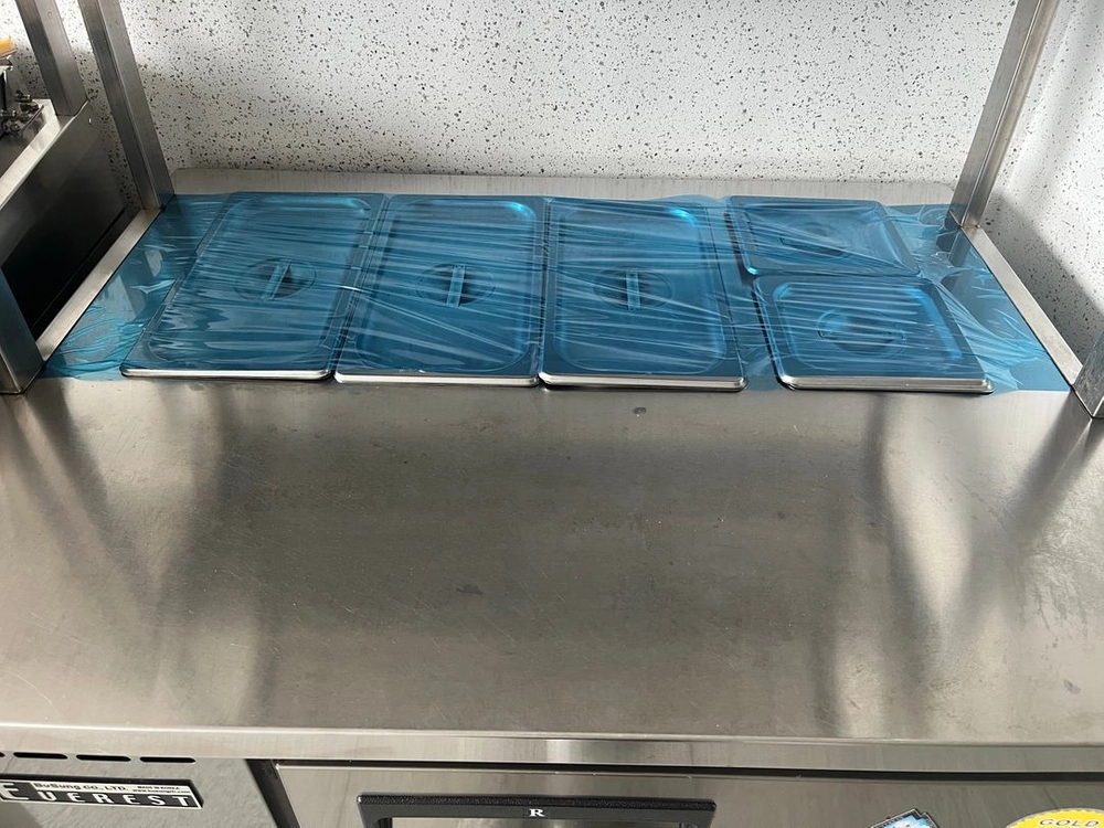 부성 에베레스트 토핑냉장고 900 김밥 밧드 바트 샐러드 피자 반찬 업소용 간냉식 중고 이미지