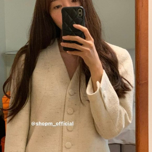 샵엠 사그라다 자켓 아이보리 38(m)사이즈 새상품 이미지