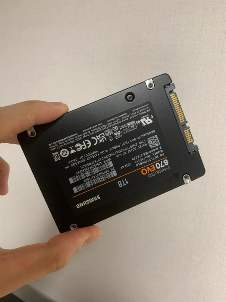 삼성 870evo 2tb 870evo 1tb 이미지