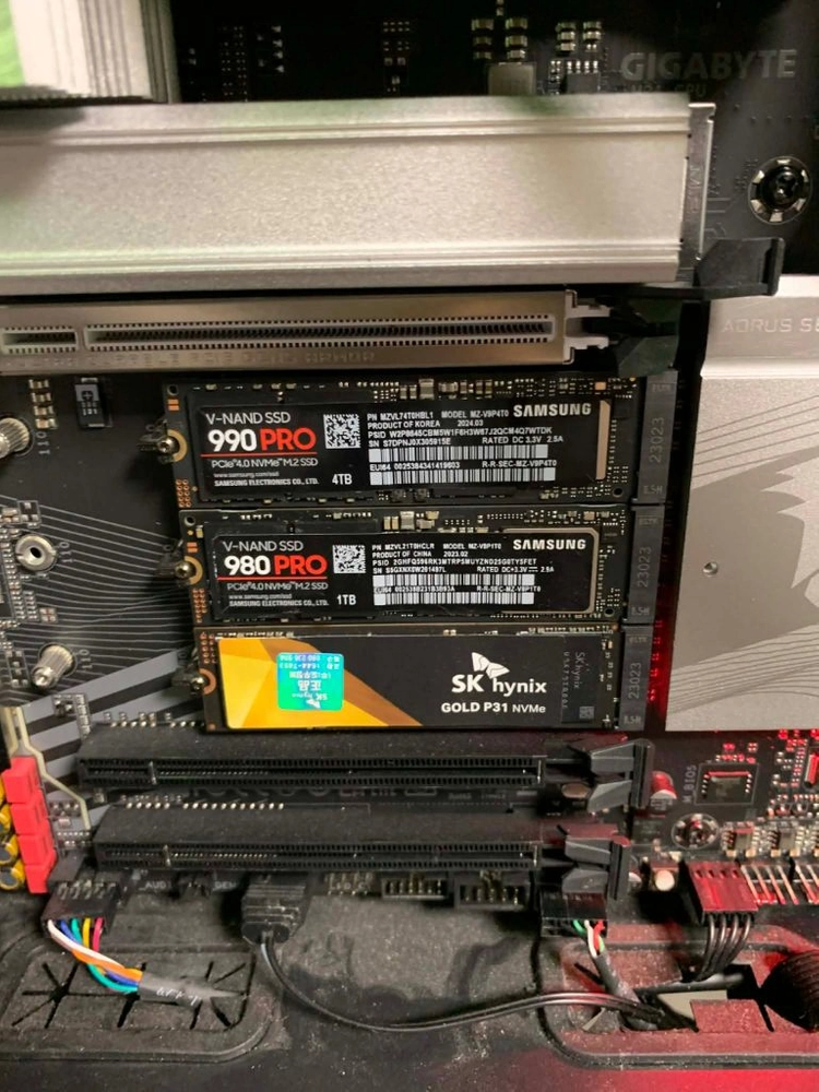삼성 990pro 4tb 980pro 1tb ssd m.2 이미지