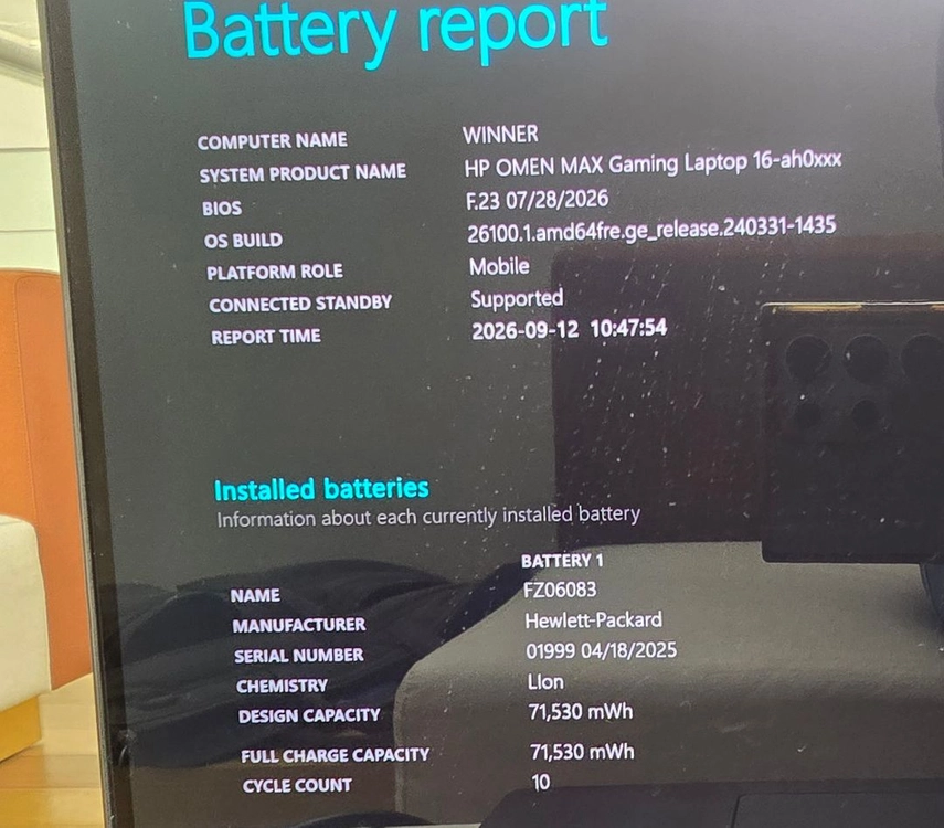 HP 오멘 맥스 16인치 5090 OLED 노트북 (ah0080tx) 판매합니다. 이미지