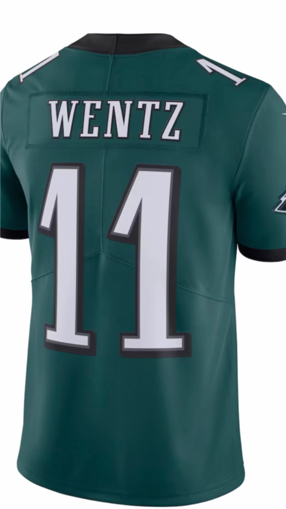 (미착용신품) 나이키 NFL 필라델피아 이글스 카슨 웬츠 미드나이트 그린 베이퍼 언터쳐블리미티드유니폼져지사이즈3XL 이미지