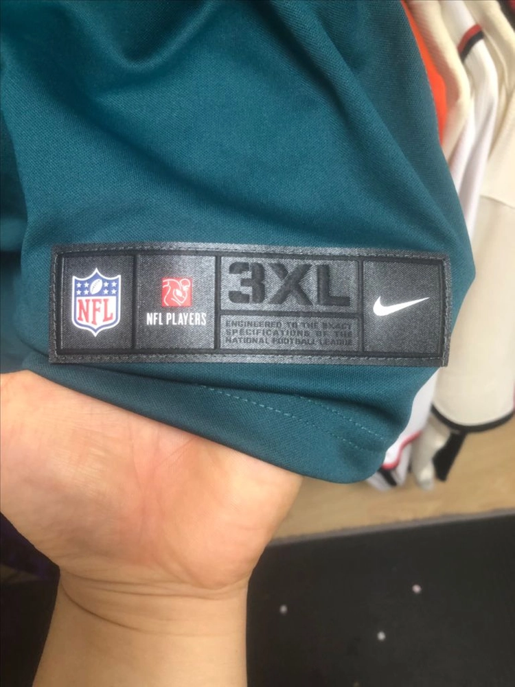 (미착용신품) 나이키 NFL 필라델피아 이글스 카슨 웬츠 미드나이트 그린 베이퍼 언터쳐블리미티드유니폼져지사이즈3XL 이미지