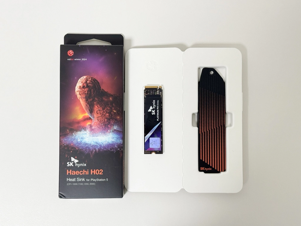 SK하이닉스 P41 2TB NVME 와 플스5 프로 전용 히트싱크 - 안심되는 중고거래