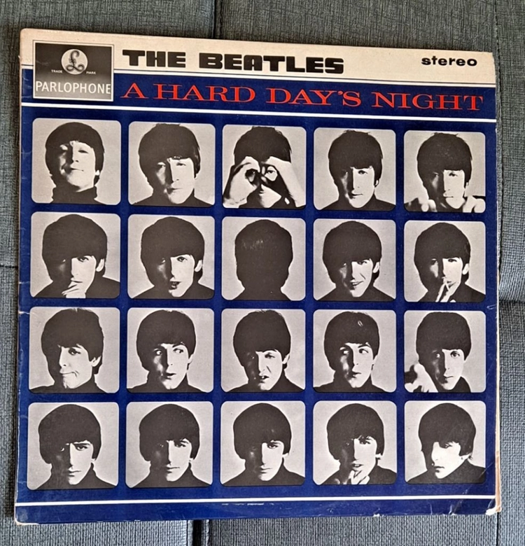 비틀즈 A hard days night stereo lp 이미지