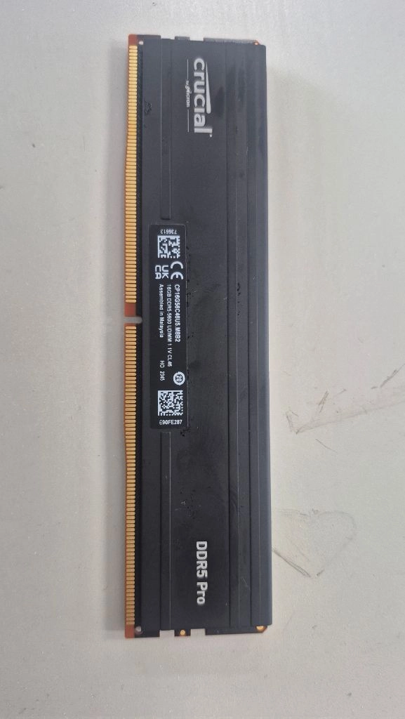마이크론 Crucial Pro DDR5 5600MHz CL46 데스크탑용 메모리(RAM) 16GB 1개 이미지