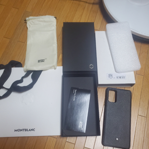 MONTBLANC 몽블랑 삼성 갤럭시 S20+ 플러스 핸드폰 가죽케이스 판매합니다 이미지