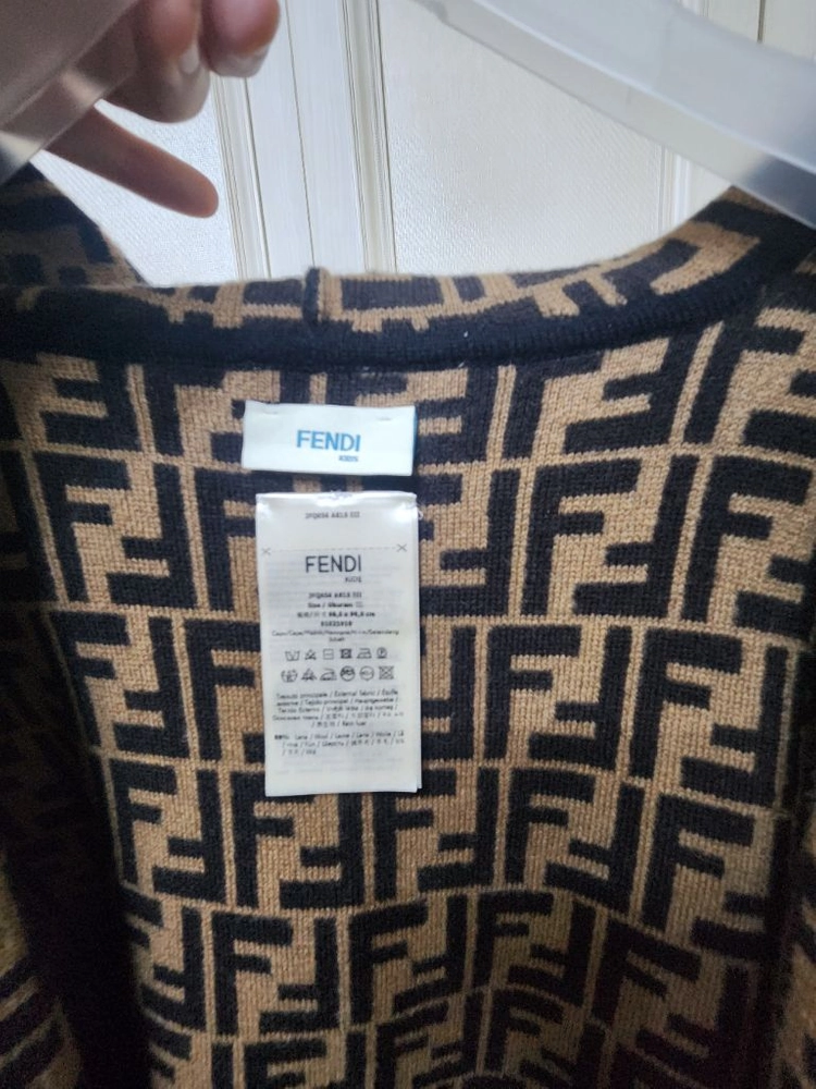 펜디 FF로고 리버시블 키즈 케이프 이미지