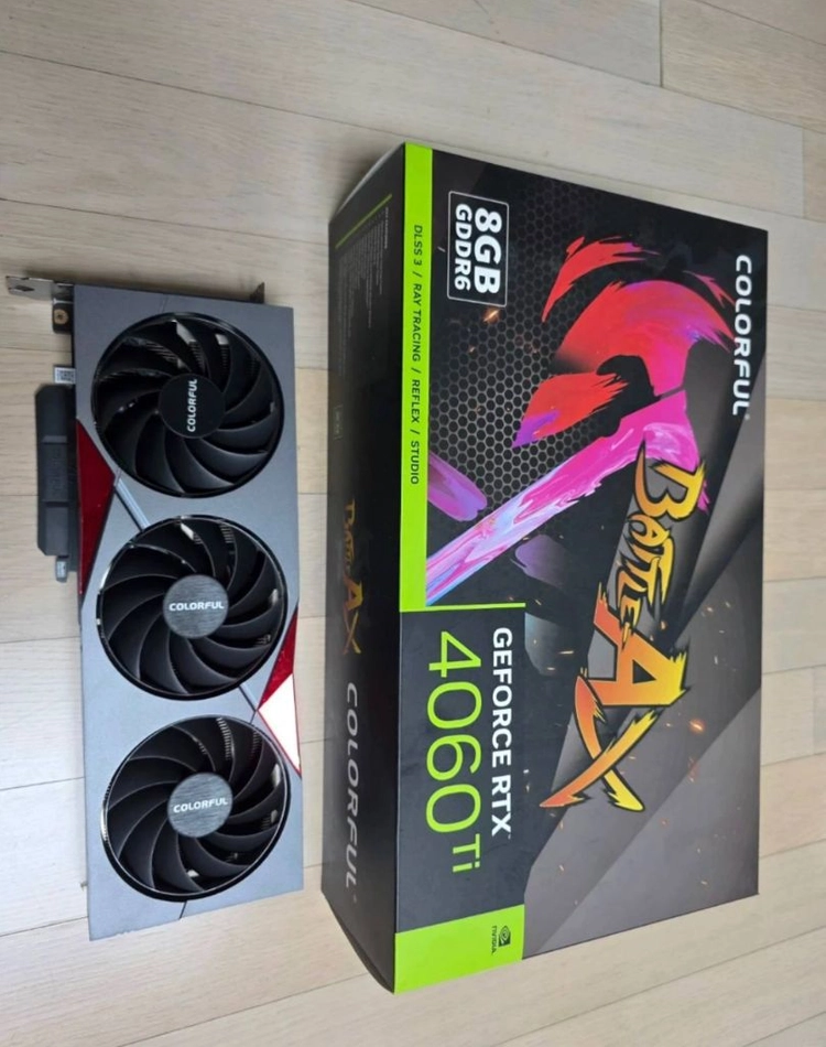 컬러풀 RTX 4060Ti 8GB 3팬 그래픽카드 웨이코스 - 안심되는 중고거래